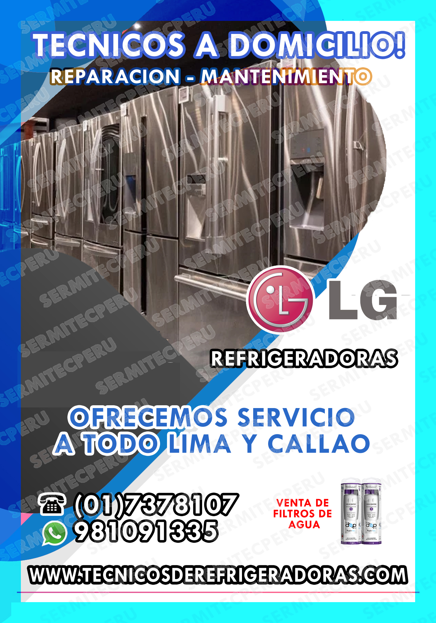 Solutions Reparación Refrigeradoras LG 981091335 RINCONADA DEL LAGO